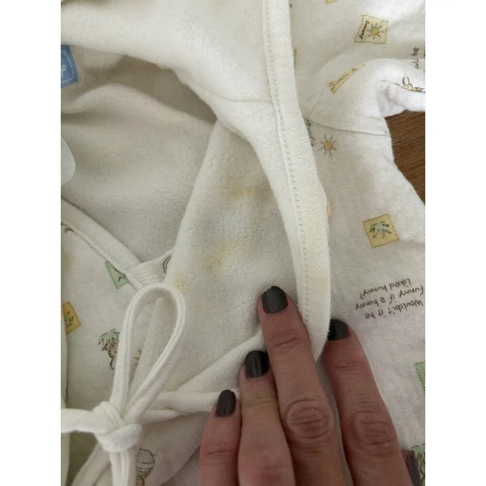 Vintage Winnie The Pooh Wearable Blanket Cotton Sleepsack 0-6 Months